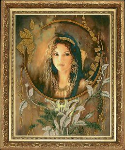 Bead Embroidery Kit Butterfly 449 Reflection 33 х 25 см