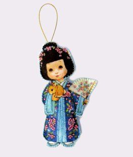 Bead Embroidery Kit Butterfly F047 Doll. Japan 12 х 7 см
