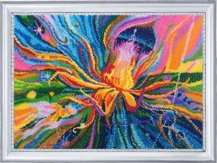 Bead Embroidery Kit Butterfly 357 Mandala of Wishes 25 х 35 см