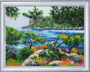 Схема для вишивки бісером Butterfly СА 327 Райський куточок 25 х 32 см