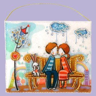 Bead Embroidery Kit Butterfly F503 Gift Envelope 10 х 12 см