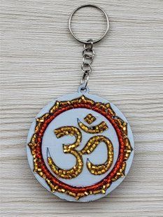 Bead Embroidery Kit Butterfly Symbol "Om"