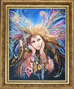Bead Embroidery Kit Butterfly 459 Magpie Fairy 34 х 27 см