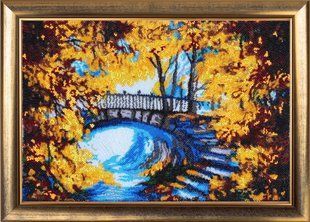 Bead Embroidery Kit Butterfly 759 Autumn Park 25 х 38 см