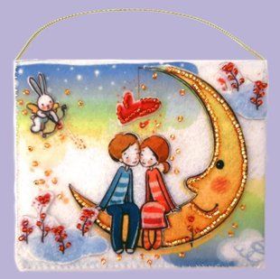 Bead Embroidery Kit Butterfly F504 Gift Envelope 10 х 12 см