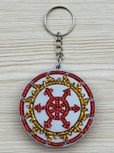 Bead Embroidery Kit Butterfly Symbol "Perun's Shield"