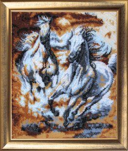 Bead Embroidery Kit Butterfly 620 Faster than Wind 32 х 27 см