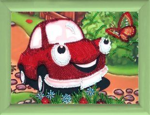 Pattern for Bead Embroidery Butterfly 943 Automobile 17 х 12 см