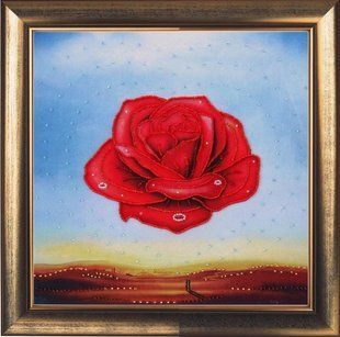 Bead Embroidery Kit Butterfly 360 Meditative Rose 27 х 27 см