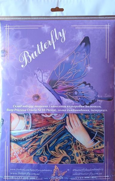 Набір для вишивання бісером Butterfly 803 Богородиця з Іісусом Христом 35 х 26 см 803 фото