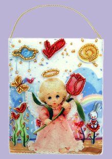 Bead Embroidery Kit Butterfly F507 Gift Envelope 12 х 10 см