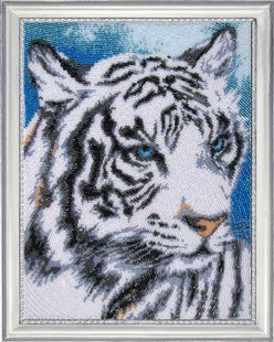 Bead Embroidery Kit Butterfly 621 White Tiger 34 х 26 см