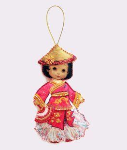 Bead Embroidery Kit Butterfly F060 Doll. China 12 х 7 см
