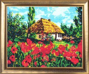 Bead Embroidery Kit Butterfly 363 Motherland 27 х 33 см