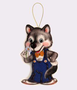 Bead Embroidery Kit Butterfly F115 Little Wolf 12 х 7 см