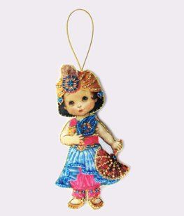 Bead Embroidery Kit Butterfly F065 Doll. East 12 х 7 см