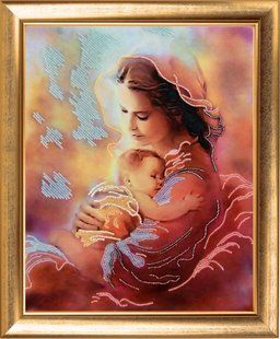 Bead Embroidery Kit Butterfly 450 Mother's Love 32 х 26 см