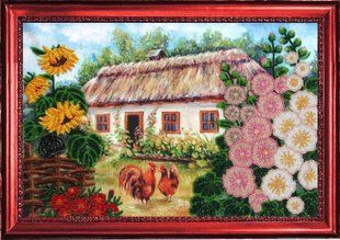 Bead Embroidery Kit Butterfly 349 Summer Midday 24 х 37 см