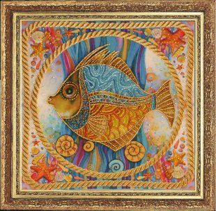 Bead Embroidery Kit Butterfly 628 Sea Fantasy 26 х 26 см