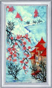 Bead Embroidery Kit Butterfly 369 Elven Town 1 38 х 21 см