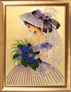 Bead Embroidery Kit Butterfly 470 Stranger 37 х 27 см