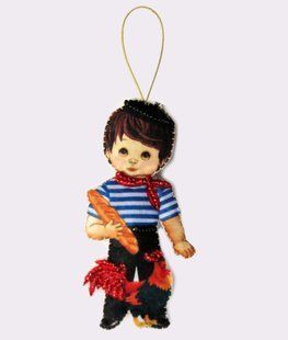 Bead Embroidery Kit Butterfly F068 Doll. France-М 12 х 7 см