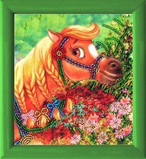 Схема для вишивки бісером Butterfly 952 "Красуня" 15x14 см 952 фото