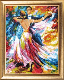 Bead Embroidery Kit Butterfly 471 Waltz 47 х 37 см
