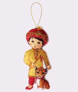 Bead Embroidery Kit Butterfly F070 Doll. India-М 12 х 7 см