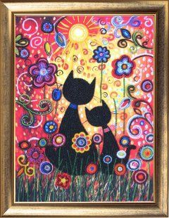 Bead Embroidery Kit Butterfly 631 Do you love me? 35 х 26 см