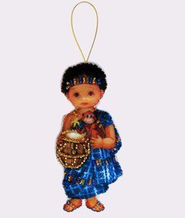 Bead Embroidery Kit Butterfly F071 Doll. Africa-М 12 х 7 см