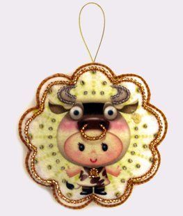 Bead Embroidery Kit Butterfly F122 Taurus 10 х 10 см