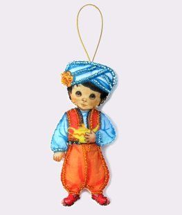 Bead Embroidery Kit Butterfly F073 Doll. East-М 12 х 7 см