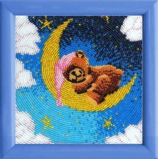 Схема для вишивки бісером Butterfly 956 "Надобраніч" 15x15 см 956 фото