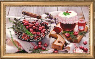 Bead Embroidery Kit Butterfly 273 Still-life with Jam 22 х 38 см