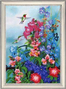 Bead Embroidery Kit Butterfly 274 Corner of the Garden 36 х 25 см