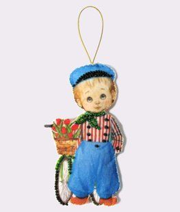 Bead Embroidery Kit Butterfly F074 Doll. Holland-М 12 х 7 см