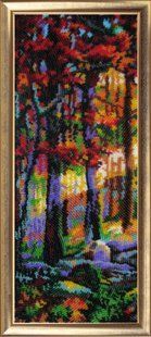 Bead Embroidery Kit Butterfly 375 Sun Beams P. 1 32 х 13 см
