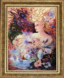 Bead Embroidery Kit Butterfly 451 Crystal of Enchantment 33 х 26 см