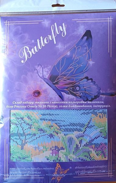 Набір для вишивання бісером Butterfly 327 Райський куточок 25 х 32 см 327 фото