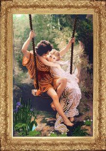 Bead Embroidery Kit Butterfly 821 Spring. After P.O. Cote 37 х 24 см
