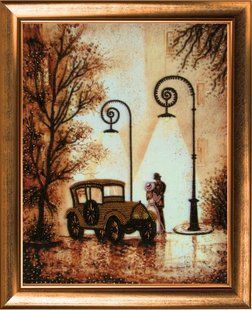 Bead Embroidery Kit Butterfly 479 Autumn Waltz 35 х 27 см