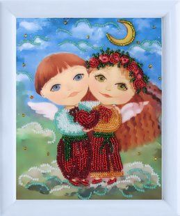 Pattern for Bead Embroidery Butterfly 962 Angels in Love 17 х 12 см