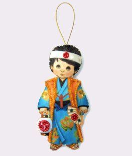 Bead Embroidery Kit Butterfly F078 Doll. Japan-М 12 х 7 см
