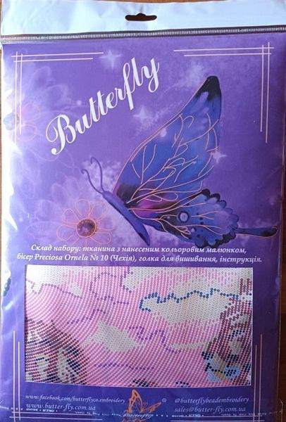Набір для вишивання бісером Butterfly 588 Леви 29 х 57 см 588 фото