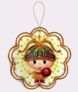 Bead Embroidery Kit Butterfly F129 Sagitterius 10 х 10 см