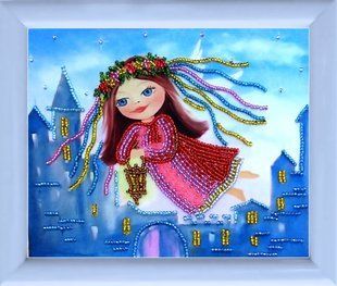 Pattern for Bead Embroidery Butterfly 963 Guarding Angel 17 х 12 см
