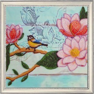 Bead Embroidery Kit Butterfly 164 Magnolia Branch P. 2 26 х 26 см