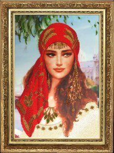 Bead Embroidery Kit Butterfly 432 Gypsy Woman 35 х 24 см