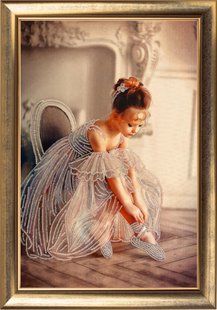 Bead Embroidery Kit Butterfly 825 Little Ballet Dancer 37 х 25 см
